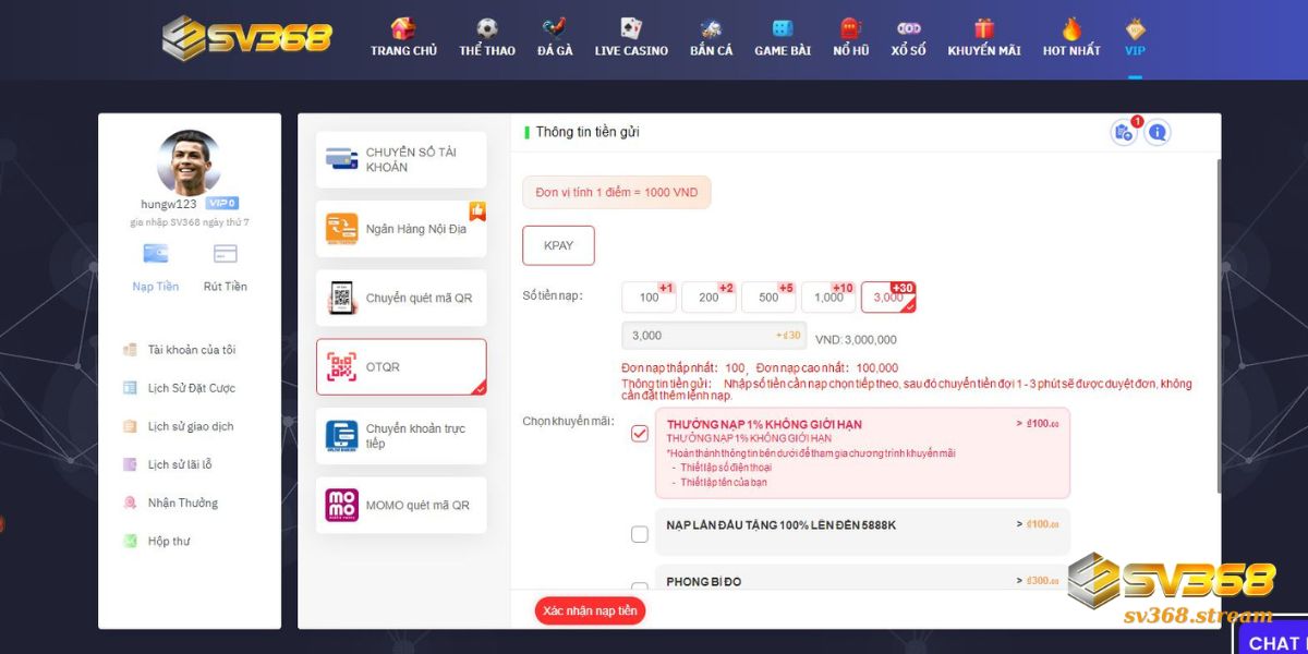 Cách khắc phục khi gặp lỗi nạp tiền SV368 hiệu quả
