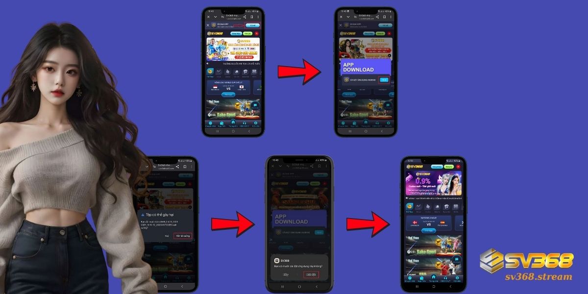 Tải app SV368 cho Android